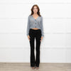 Brunello Cucinelli Blue Sequin Cable Knit Jumper