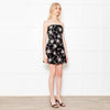 Nadine Merabi Black Velvet Sequin Star Mini Dress