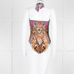 Camilla Multi Colour Animal Print Embellished Swimsuit
