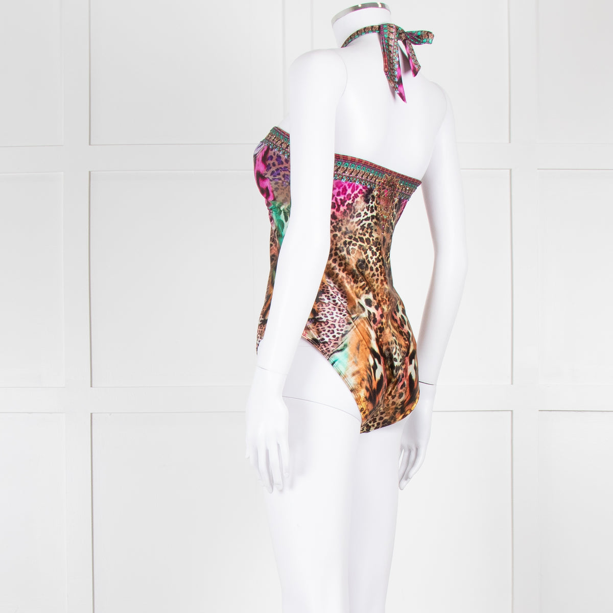 Camilla Multi Colour Animal Print Embellished Swimsuit