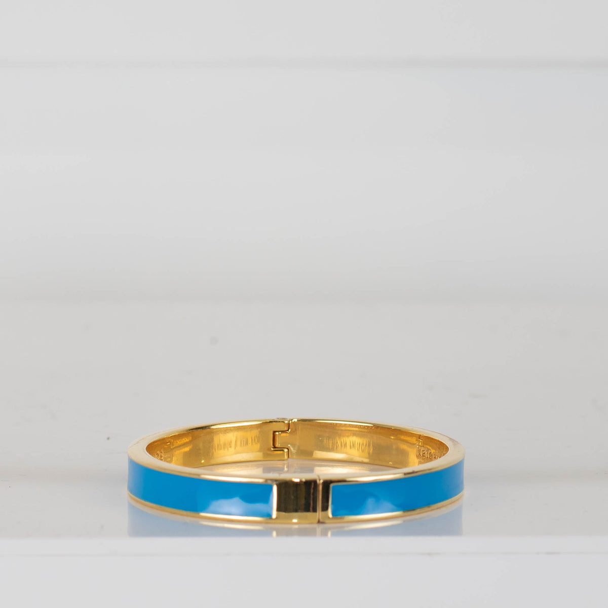 Kate Spade Blue Gold Enamel Cuff