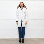 Canada Goose White Fur Hood Puffer Coat