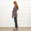 Missoni Pink and Green Cashmere Zip Up Cardigan