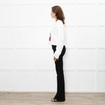 Acne Studios Cream Digital Print Crop Sweatshirt