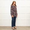 Missoni Pink and Green Cashmere Zip Up Cardigan