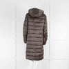 Rino & Pelle Grey Puffer Coat with Faux Fur Collar
