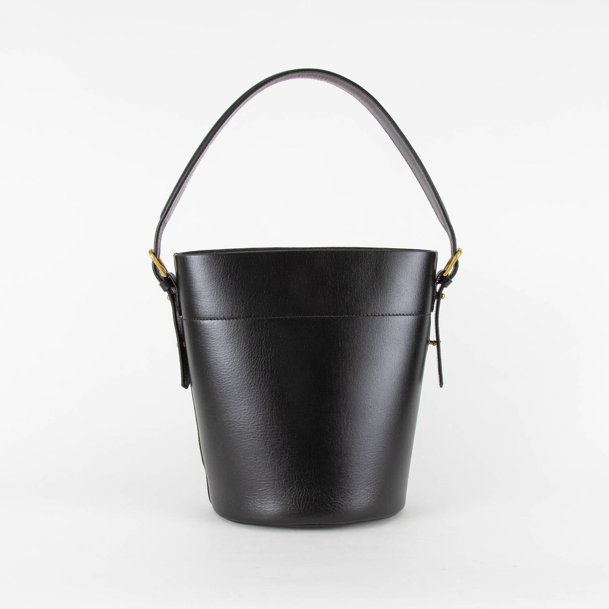 Soeur Black Leather Nevada Bucket Bag