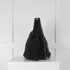 Maje Black Suede Fringe Trim M Shoulder Bag