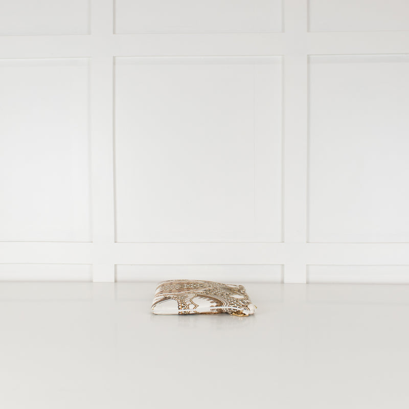 Camilla White Gold Goddess Energy Ring Scarf Clutch