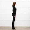 Claudie Pierlot Black Stretch Bulldog Emblem Top