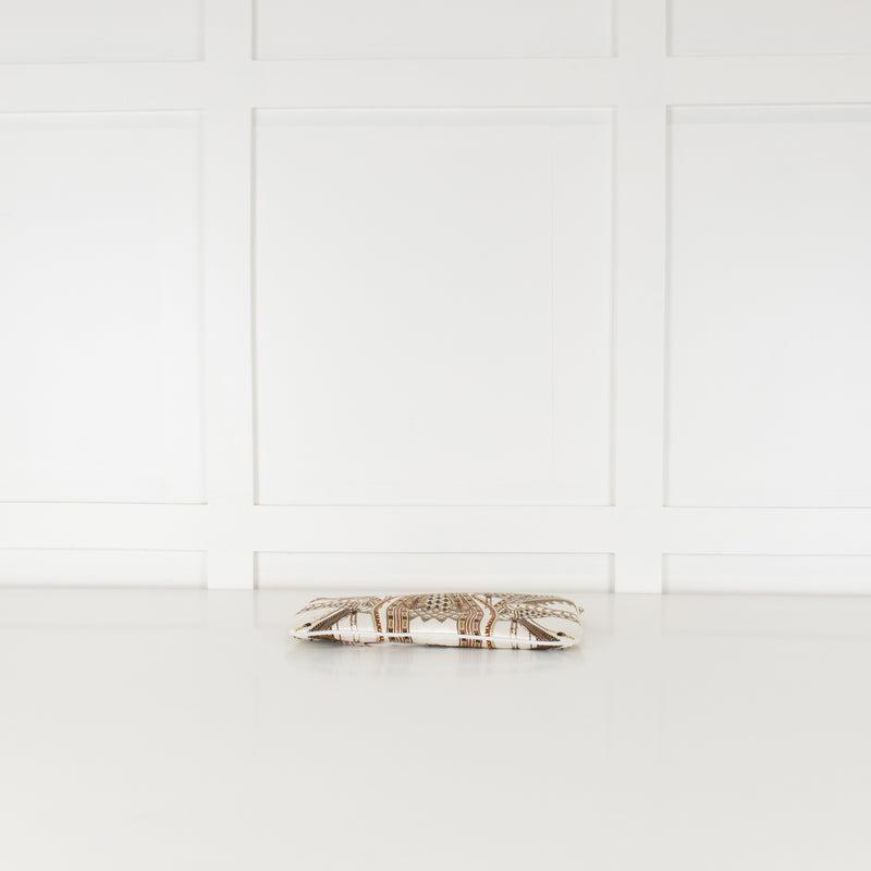 Camilla White Gold Goddess Energy Ring Scarf Clutch