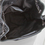 Maje Black Suede Fringe Trim M Shoulder Bag