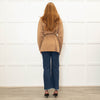 Sandro Beige Belted Cardigan