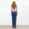 Iro White Red Navy Tweed Edge To Edge Short Jacket