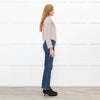 Iro White Red Navy Tweed Edge To Edge Short Jacket