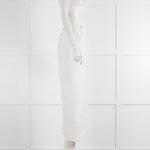 Derek Lam White Wide Leg Suiting Trousers