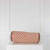 Stella McCartney Beige Linen Orange Stitching Small Falabella Bag