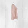 Dorothee Schumacher Dusky Pink Wool Cardigan With Chain Detail