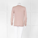 Dorothee Schumacher Dusky Pink Wool Cardigan With Chain Detail
