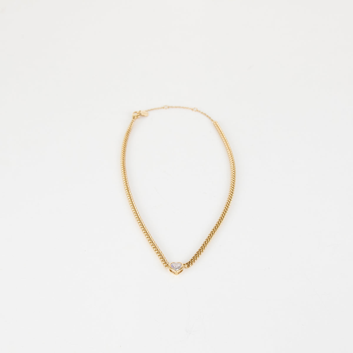 Heavenly London Gold A La Folie Diamond Heart Necklace