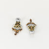 Musula Silver/Gold Opera Drop Earrings