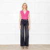 Jacquemus Pink Knitted Twist Front Vest