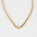 Heavenly London Gold A La Folie Diamond Heart Necklace