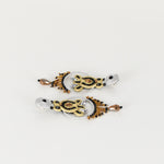 Musula Silver/Gold Opera Drop Earrings