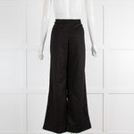 Leset Black Cotton Elasticated Waist Trousers