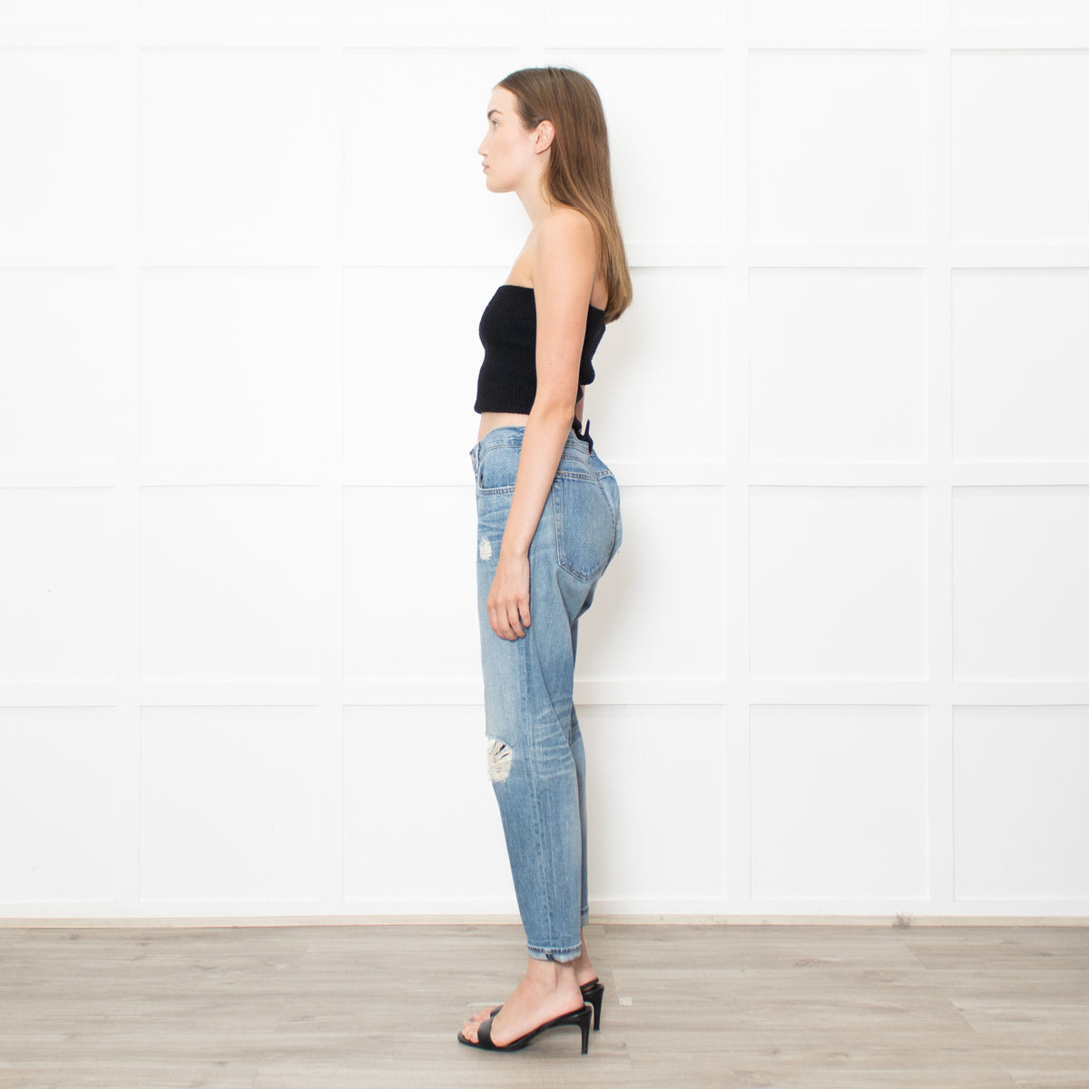 Rag & Bone Ripped Boyfriend Jeans