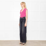 Jacquemus Pink Knitted Twist Front Vest