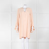 Twinset Peach Dress With Chain Neck