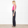 Jacquemus Pink Knitted Twist Front Vest