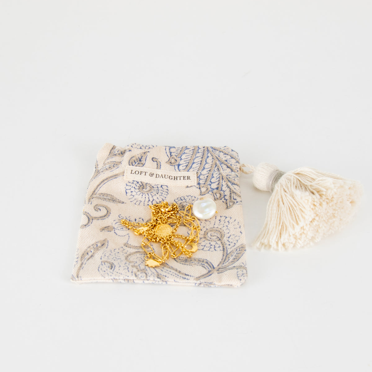 Loft & Daughter Gold Serendipity Charm Necklace