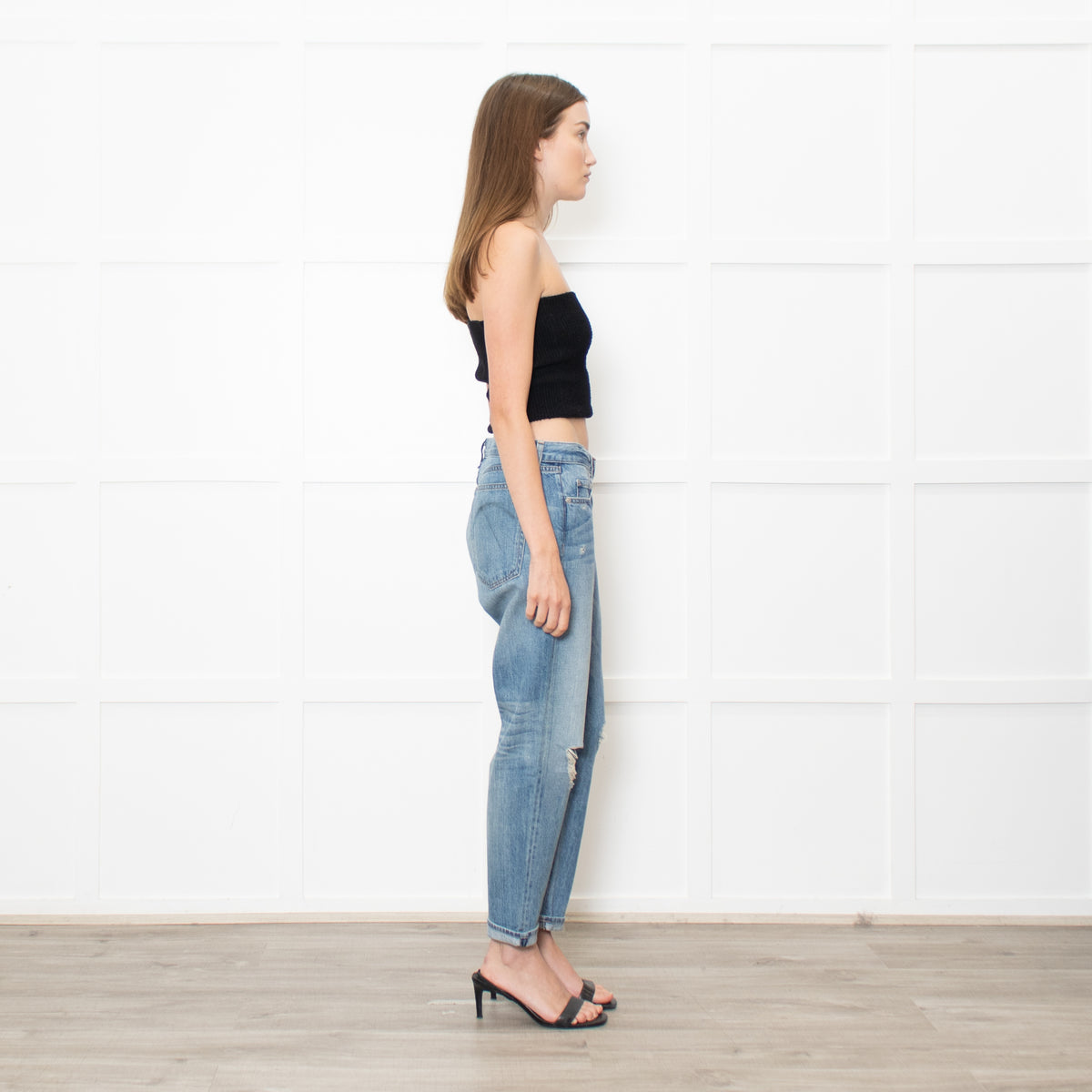 Rag & Bone Ripped Boyfriend Jeans