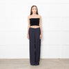Fabiana Filippi Navy Drawstring Silky Trousers