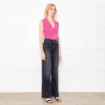 Jacquemus Pink Knitted Twist Front Vest