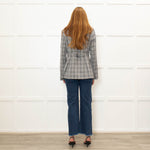 Aligne Check Waisted Scoop Blazer