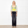 Ganni Crochet Cotton Blend Belted Cardigan