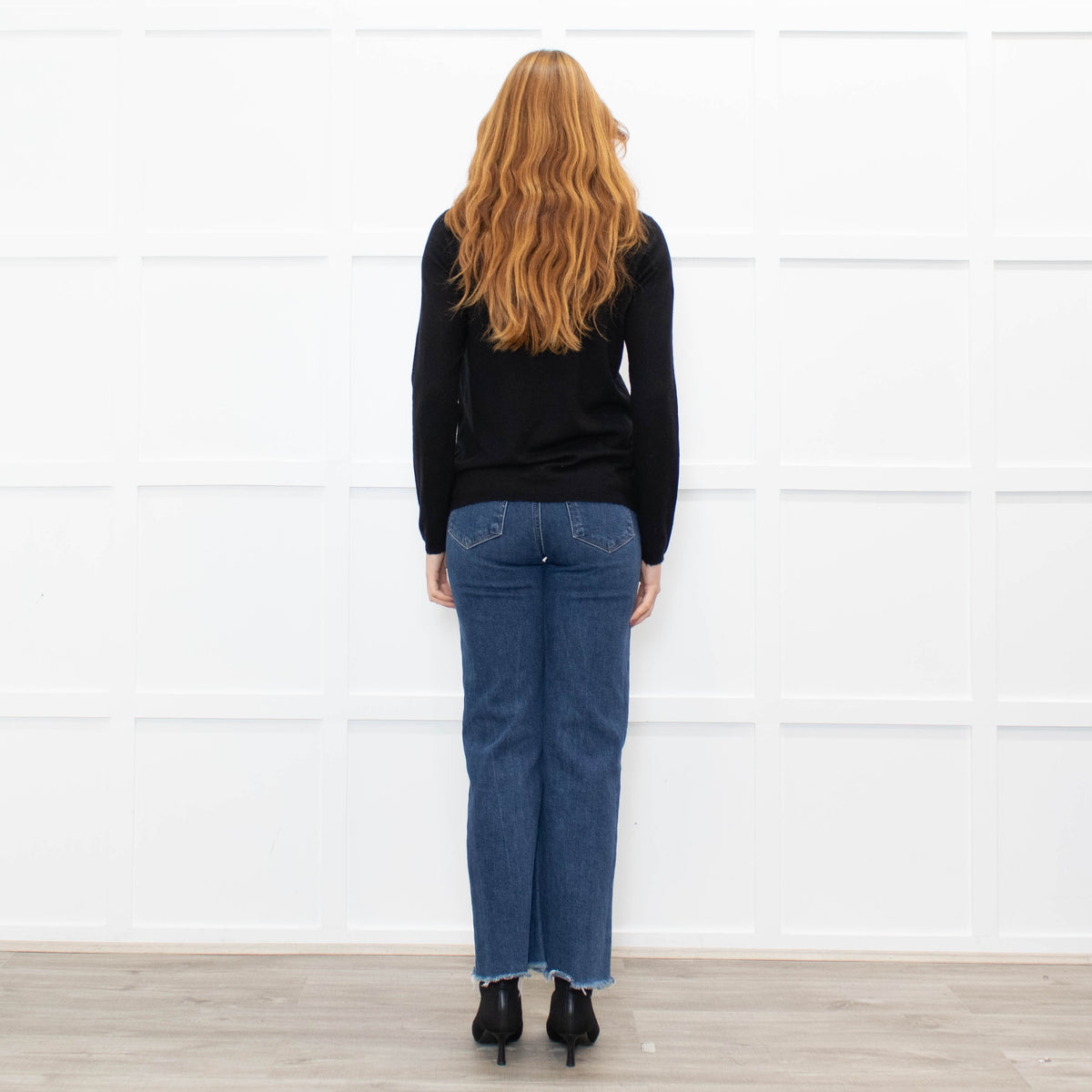 Zadig & Voltaire Black Gold Diamante Skull Fine Cashmere Knit Jumper