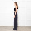 Fabiana Filippi Navy Drawstring Silky Trousers