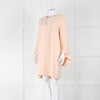 Twinset Peach Dress With Chain Neck