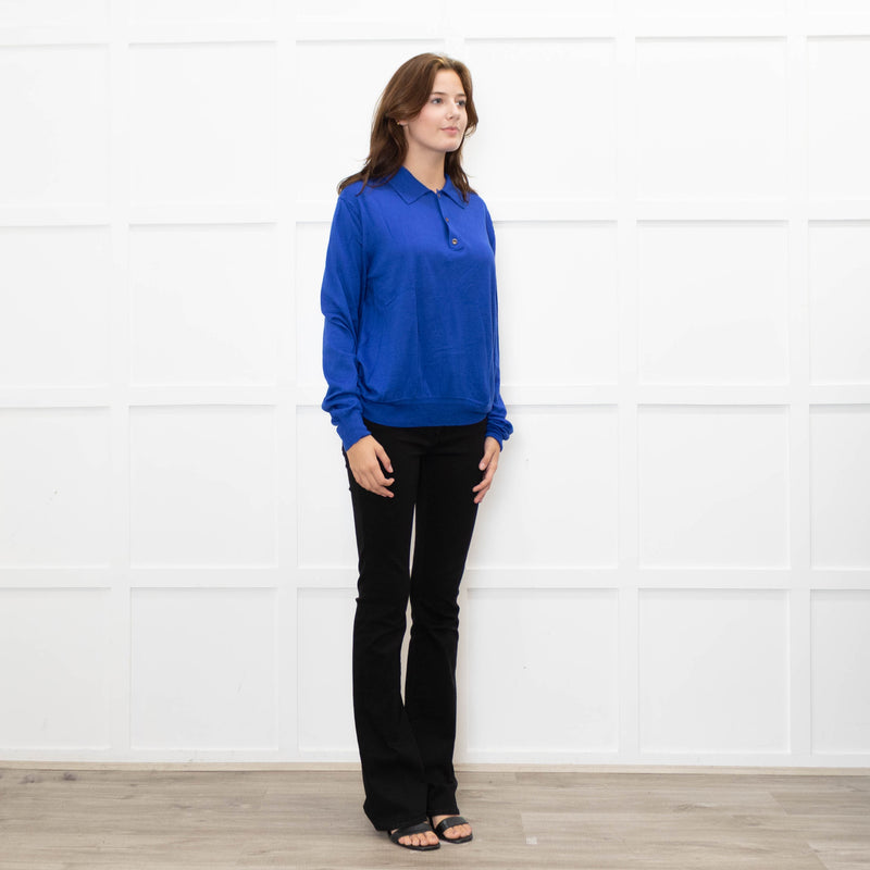 La Ligne Fine Knit Collared Jumper