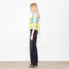 Ganni Crochet Cotton Blend Belted Cardigan