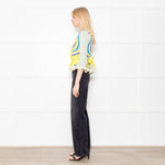 Ganni Crochet Cotton Blend Belted Cardigan