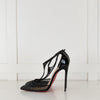 Christian Louboutin Mesh Crystal Pointed Toe Heels