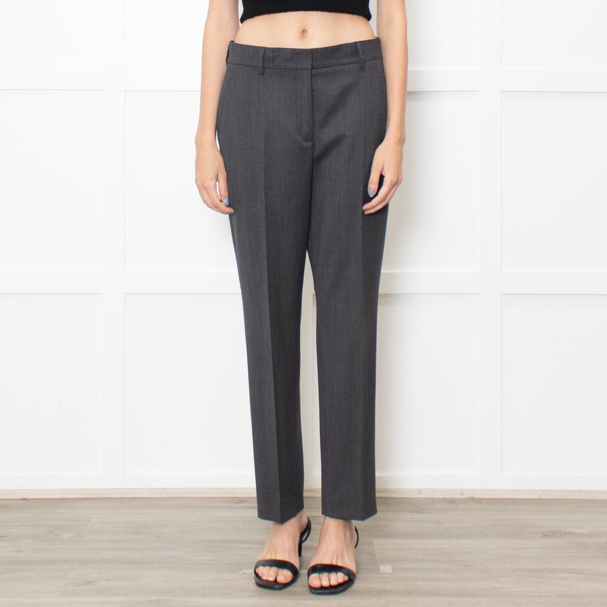 Akris Grey Wool Trousers