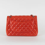 Chanel Classic Jumbo Double Flap in Red Lambskin Leather