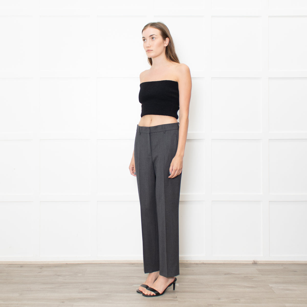 Akris Grey Wool Trousers