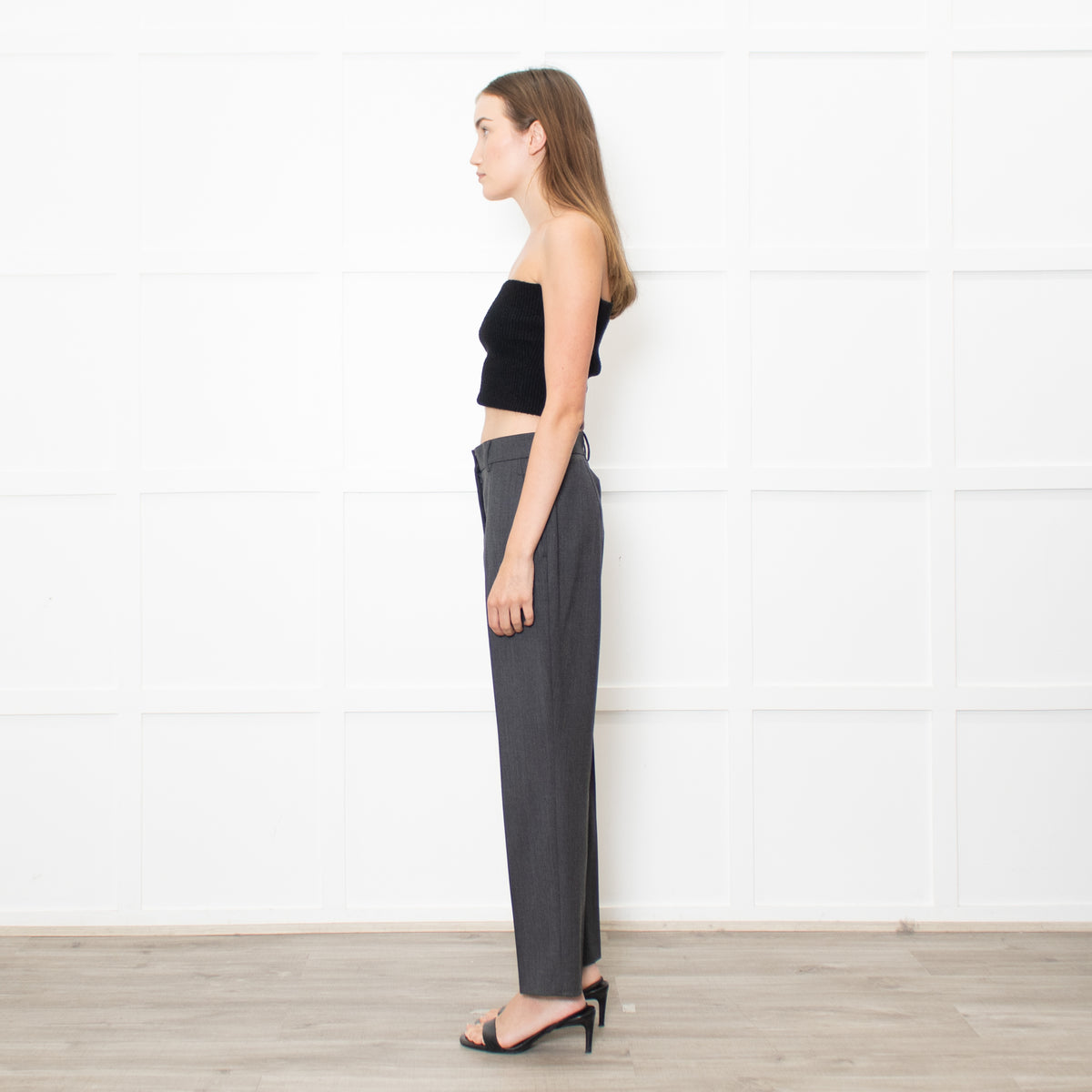 Akris Grey Wool Trousers